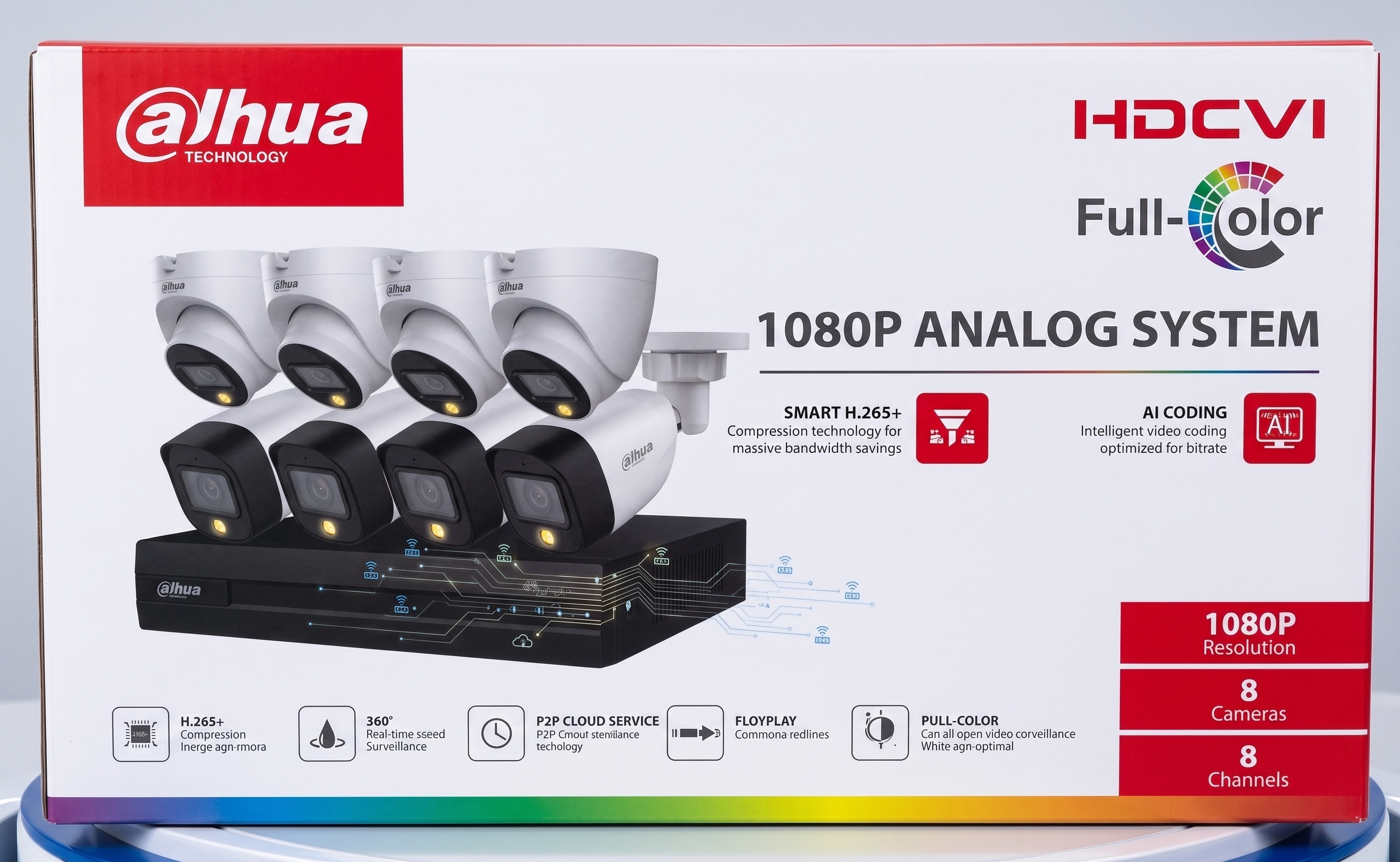 HDCVI FULL COLOR Kit 1080P  - 8ch